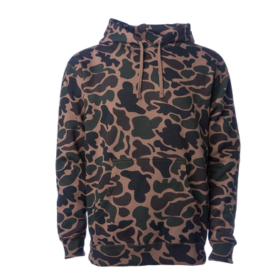 Global Blank duck camo pullover hooded sweatshirt for embroidery