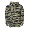 Global Blank tiger camuflage pullover hooded sweatshirt for screen printing