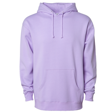 Heavyweight Pastel Fleece Pullover Hoodie for Men and Women