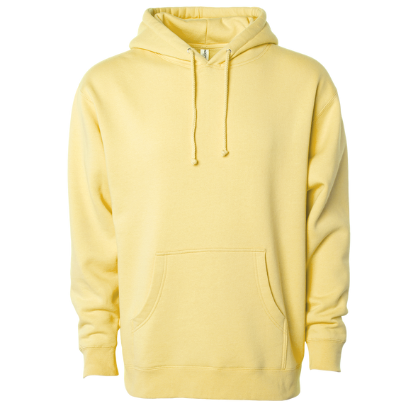 Heavyweight Pastel Fleece Pullover Hoodie for Men and Women