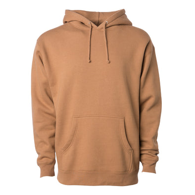 Heavyweight Earth Tones Fleece Pullover Hoodie for Men
