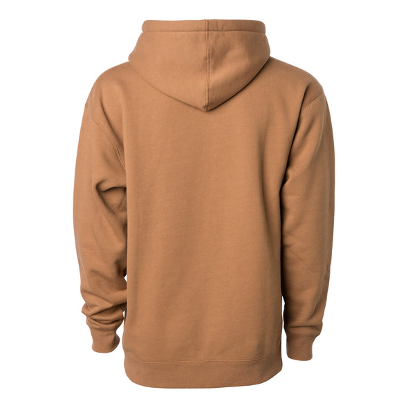 Heavyweight Earth Tones Fleece Pullover Hoodie for Men