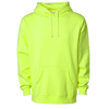 high visibilty safety yellow blank pullover hoodie