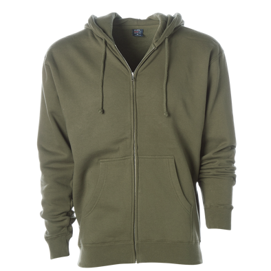 Heavyweight Zip Up Hoodie for Men