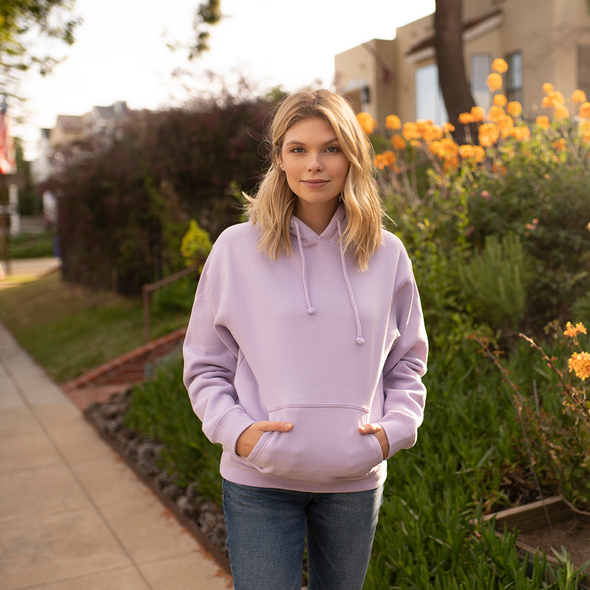 Heavyweight Pastel Fleece Pullover Hoodie for Men and Women