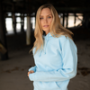 Heavyweight Pastel Fleece Pullover Hoodie for Women