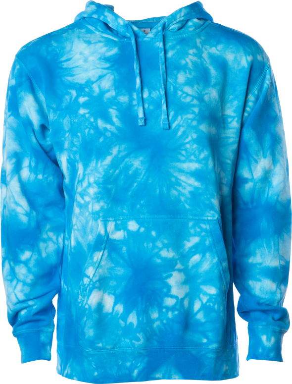 Tie-Dyed Pullover Hoodie for Men