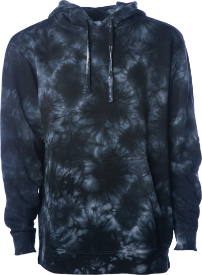 Retro Tie-Dye Sweatshirt Soft Fleece Pullover Hoodie for Women