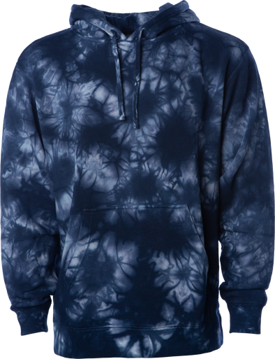 Retro Tie-Dye Sweatshirt Soft Fleece Pullover Hoodie for Women