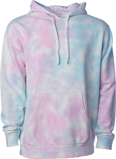 Retro Tie-Dye Sweatshirt Soft Fleece Pullover Hoodie for Women