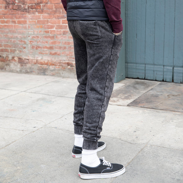 Mineral Wash Fleece Sweatpant Joggers for Men