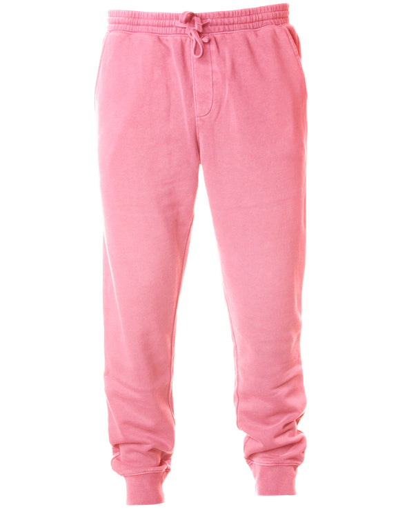 Pigment Dyed Fleece Sweatpant Joggers for Men