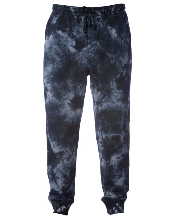 Mens Tie-Dyed Sweatpants Fleece Jogger Pants