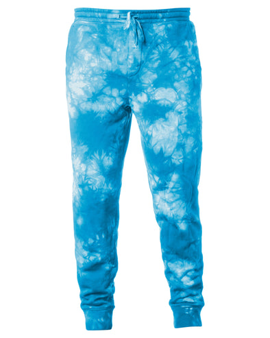 Mens Tie-Dyed Sweatpants Fleece Jogger Pants
