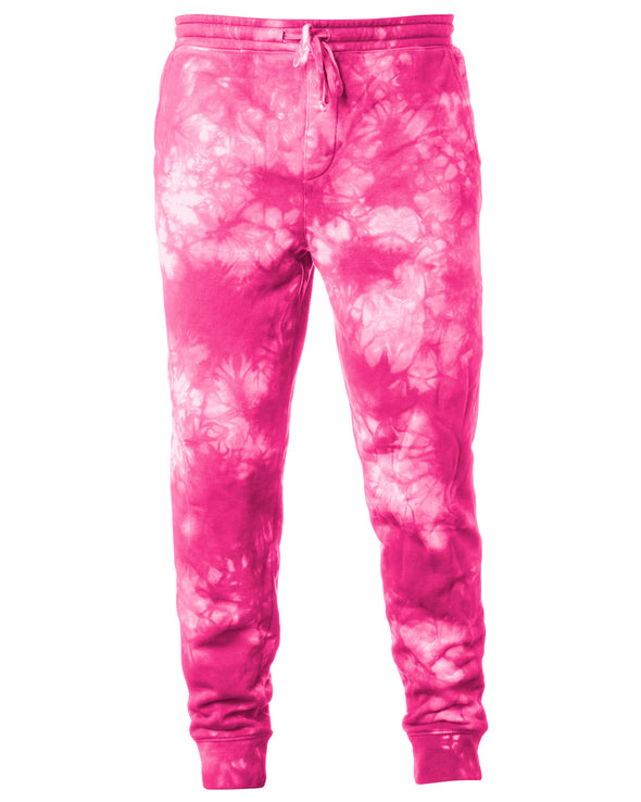 Mens Tie-Dyed Sweatpants Fleece Jogger Pants
