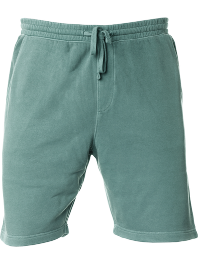 Pigment Dyed Jogger Shorts Fleece Sweatshorts for Men