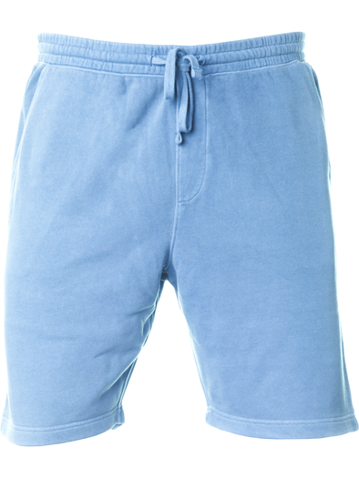 Pigment Dyed Jogger Shorts Fleece Sweatshorts for Men
