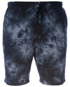 Mens Tie-Dyed Sweatshorts Fleece Lounge Shorts