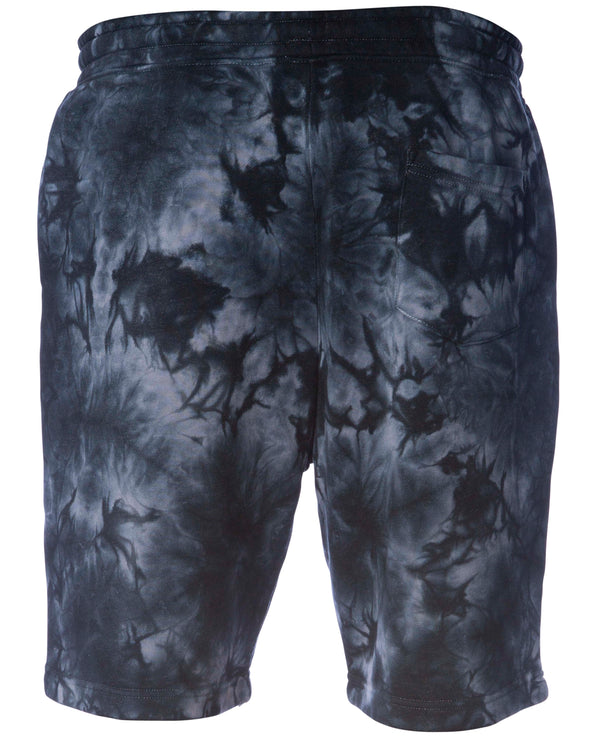 Mens Tie-Dyed Sweatshorts Fleece Lounge Shorts